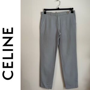 Celine Paris Silk Trouser Slacks Pants